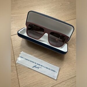 LACOSTE L 6001 S 603 Dark Red Sunglasses NEW